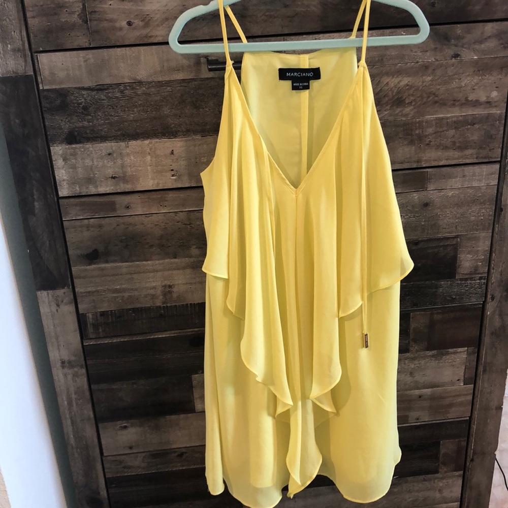 Marciano Ruffle Dress